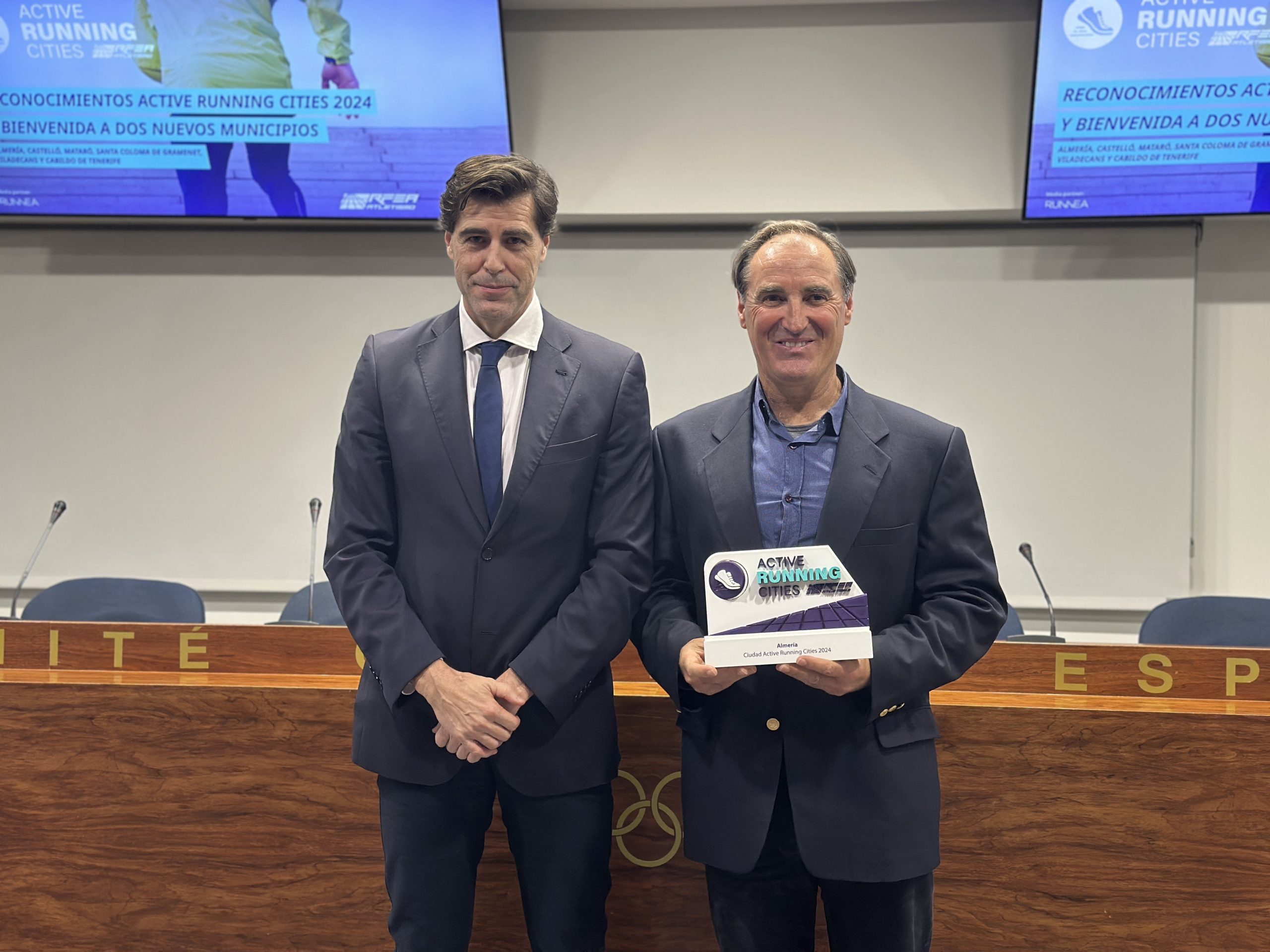 Municipio de Almería recibe el reconocimiento Active Running Cities