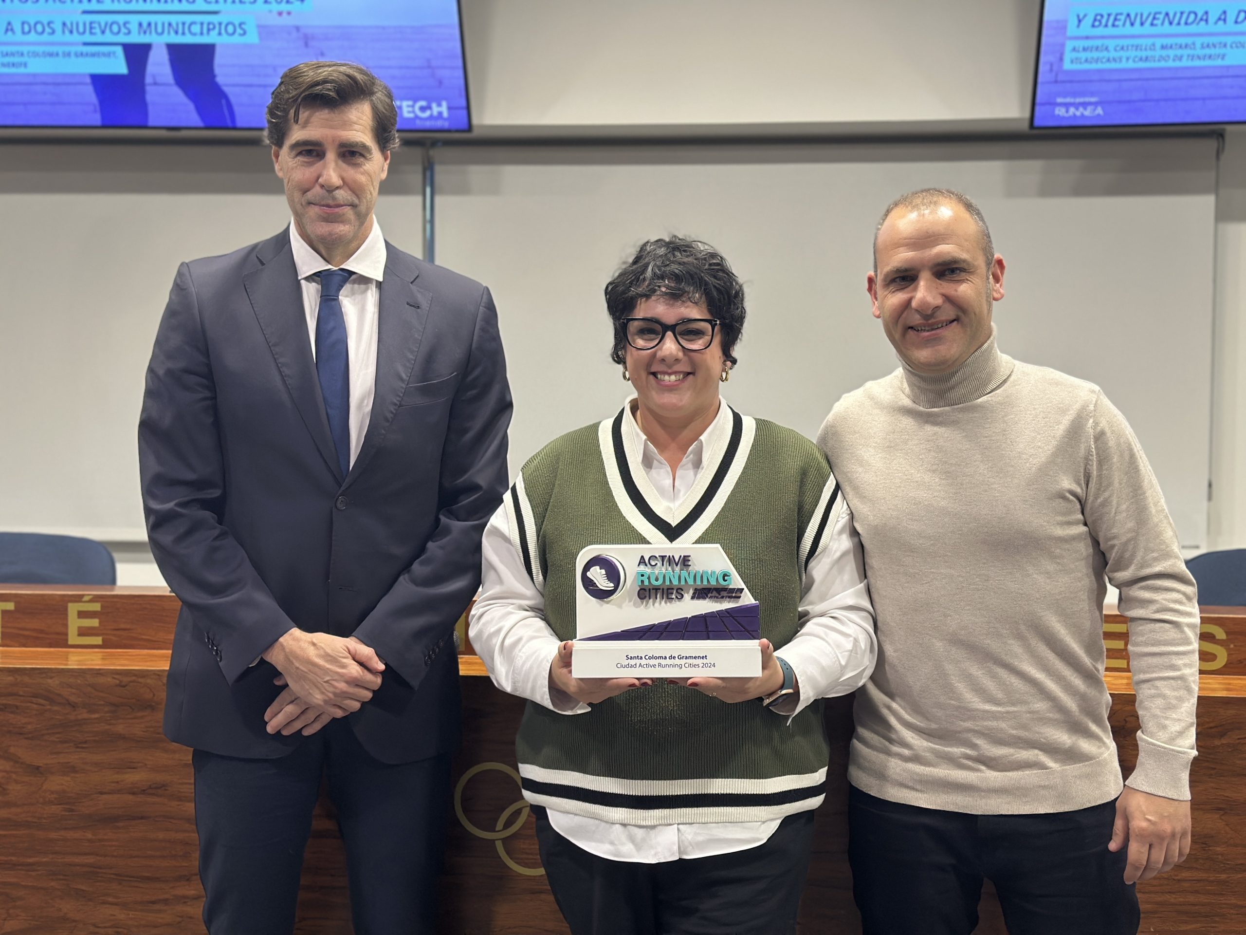 Municipio de Santa Coloma de Gramenet recibe el reconocimiento Active Running Cities